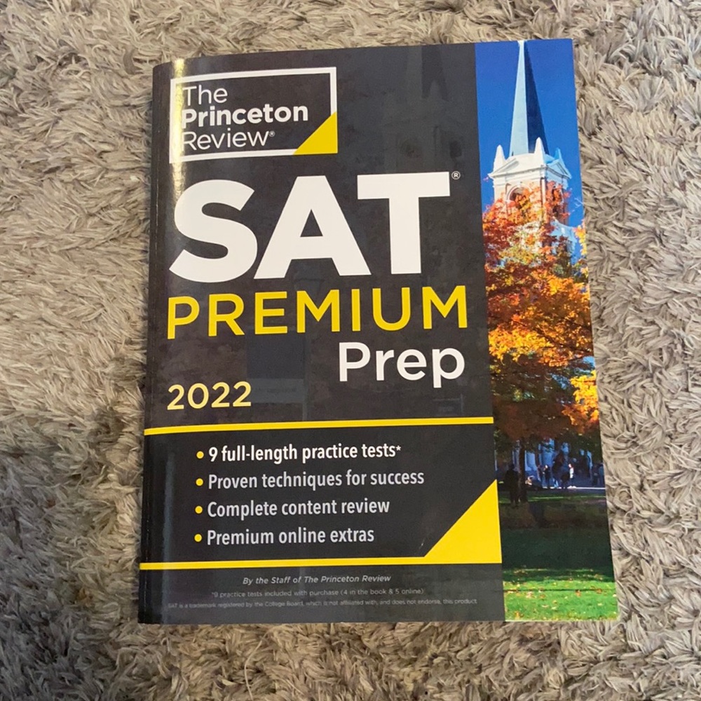 SAT Premium Prep 2022 Practice Book • Never been used before • Brand new